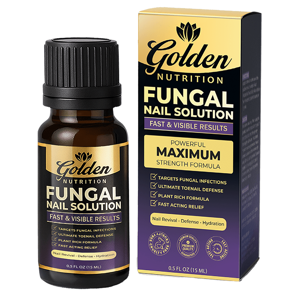 Golden Nutrition® Fungal Nail Solution (Undecylenic Acid 25%) — toenail fungus products / antifungal nail solution (product image)
